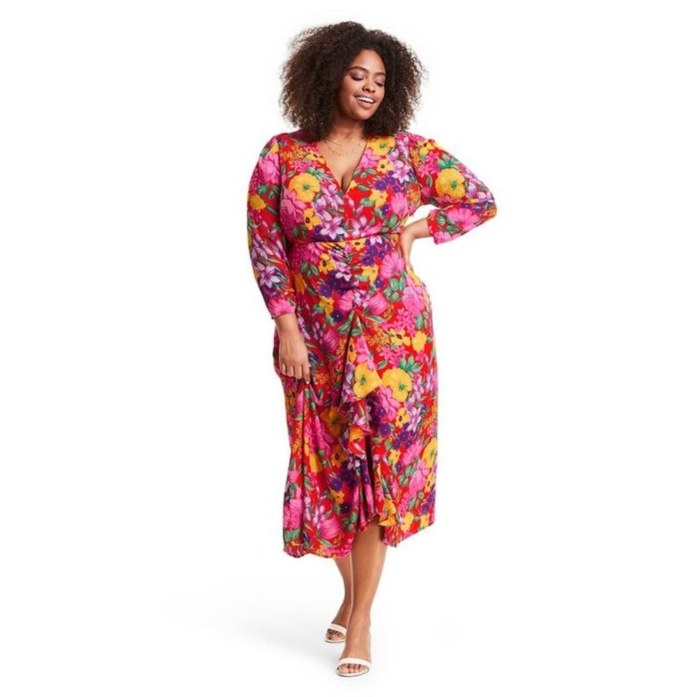 RIXO for Target  Size 28W /30W ruffle dress